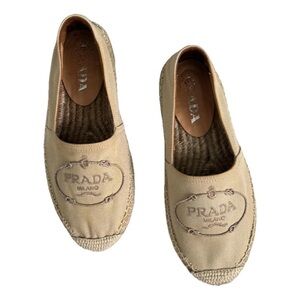 ❌SOLD❌Prada canvas espadrilles size 36